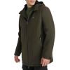 Champion mens Mid-length Soft Shell Performance Jacket With Sherpa Lining(Forest Night)