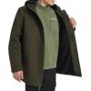 Champion mens Mid-length Soft Shell Performance Jacket With Sherpa Lining(Forest Night)
