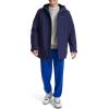 Champion mens Mid-length Soft Shell Performance Jacket With Sherpa Lining(Peacoat)