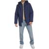 Champion mens Mid-length Soft Shell Performance Jacket With Sherpa Lining(Peacoat Flex Tech)