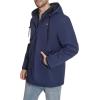 Champion mens Mid-length Soft Shell Performance Jacket With Sherpa Lining(Peacoat Flex Tech)