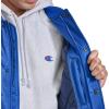 Champion mens Satin Varsity Bomber Jacket With Logo(Surf the Web)