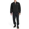Champion mens Soft Shell Sport Bomber Jacket With Logo(Black)