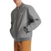 Champion mens Soft Shell Sport Bomber Jacket With Logo(Heather Grey)