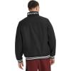 Champion mens Water Resistant Varsity Bomber Jacket With Flex Stand Collar(Black)