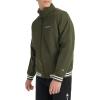 Champion mens Water Resistant Varsity Bomber Jacket With Flex Stand Collar(Forest Night)