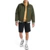 Champion mens Water Resistant Varsity Bomber Jacket With Flex Stand Collar(Forest Night)