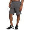 Champion Mens 9″ Lounge Shorts, Standard Fit, Lightweight, Available in Regular and Big & Tall(Granite Heather C Logo)