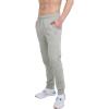 Champion Men’s Joggers, Everyday Cotton, Lightweight Lounge Knit Pants for Men, 31″(Oxford Gray – C Logo)