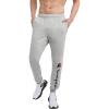 Champion Men’s Joggers, Everyday Cotton, Lightweight Lounge Knit Pants for Men, 31″(Oxford Gray – Classic Script Logo)