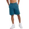 Champion Men’s Shorts, Fleece, Midweight Shorts, Athletic Shorts With Pockets (Reg. Or Big & Tall)(Big C Little Script Nifty Turquoise)