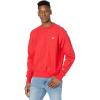 Champion mens Crewneck Sweatshirt, Reverse Weave, Heavyweight Fleece Sweatshirt for Men(Team Red Scarlet Left Chest C)