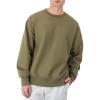 Champion mens Crewneck Sweatshirt, Reverse Weave, Heavyweight Fleece Sweatshirt for Men(Washed Outdoor Olive Green)
