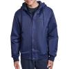 Champion mens Hooded Varsity Bomber Jacket With Quilted Lining(Peacoat)