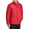 Champion mens Lightweight Packable Puffer Jacket(Chili Pepper)
