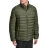 Champion mens Lightweight Packable Puffer Jacket(Forest Night)
