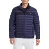 Champion mens Lightweight Packable Puffer Jacket(Peacoat)