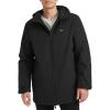Champion mens Mid-length Soft Shell Performance Jacket With Sherpa Lining(Black)