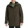 Champion mens Mid-length Soft Shell Performance Jacket With Sherpa Lining(Forest Night)