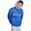 Champion mens Satin Varsity Bomber Jacket With Logo(Surf the Web)