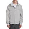 Champion mens Water Resistant Varsity Bomber Jacket With Flex Stand Collar(Oyster)