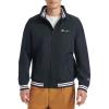 Champion mens Water Resistant Varsity Bomber Jacket With Flex Stand Collar(Peacoat)