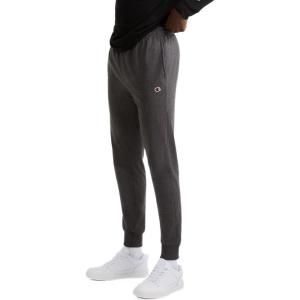 Champion Men’s Joggers, Everyday Cotton, Lightweight Lounge Knit Pants for Men, 31″(Granite Heather – C Logo)