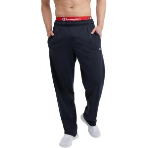 Champion Men’s Lightweight Open-hem Lounge Pants (Reg. Or Big & Tall)(Navy – C Patch Logo)