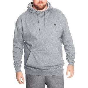 Champion Men’s Reverse Weave Fleece Pullover Hoodie for Men (Reg. Or Big & Tall)(Heather Grey)