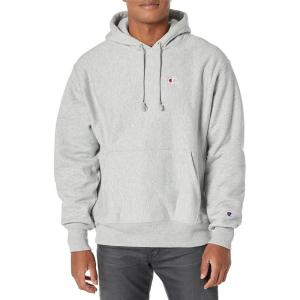 Champion Men’s Reverse Weave Fleece Pullover Hoodie for Men (Reg. Or Big & Tall)(Oxford Gray – C Logo)