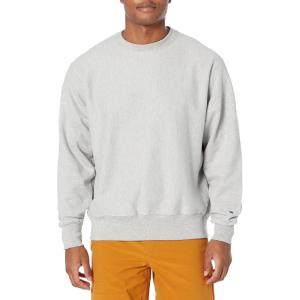 Champion mens Crewneck Sweatshirt, Reverse Weave, Heavyweight Fleece Sweatshirt for Men(Oxford Gray)