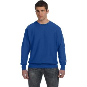Champion mens Crewneck Sweatshirt, Reverse Weave, Heavyweight Fleece Sweatshirt for Men(Team Blue)