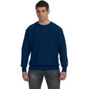 Champion mens Crewneck Sweatshirt, Reverse Weave, Heavyweight Fleece Sweatshirt for Men(Team Navy)