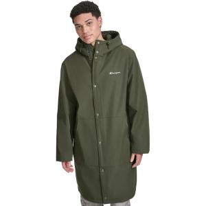 Champion mens Full Length Stadium Jacket With Fleece Lining(Forest Night)