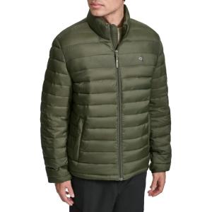 Champion mens Lightweight Packable Puffer Jacket(Forest Night)
