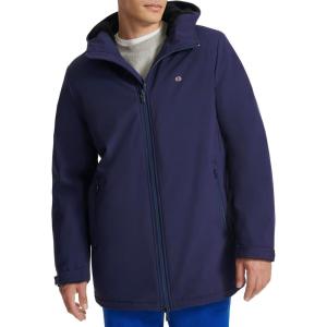 Champion mens Mid-length Soft Shell Performance Jacket With Sherpa Lining(Peacoat)