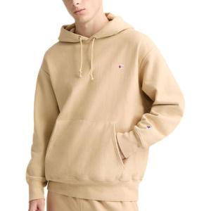 Champion mens Reverse Weave Arena Hoodie, Embroidered Logo(Western Khaki)