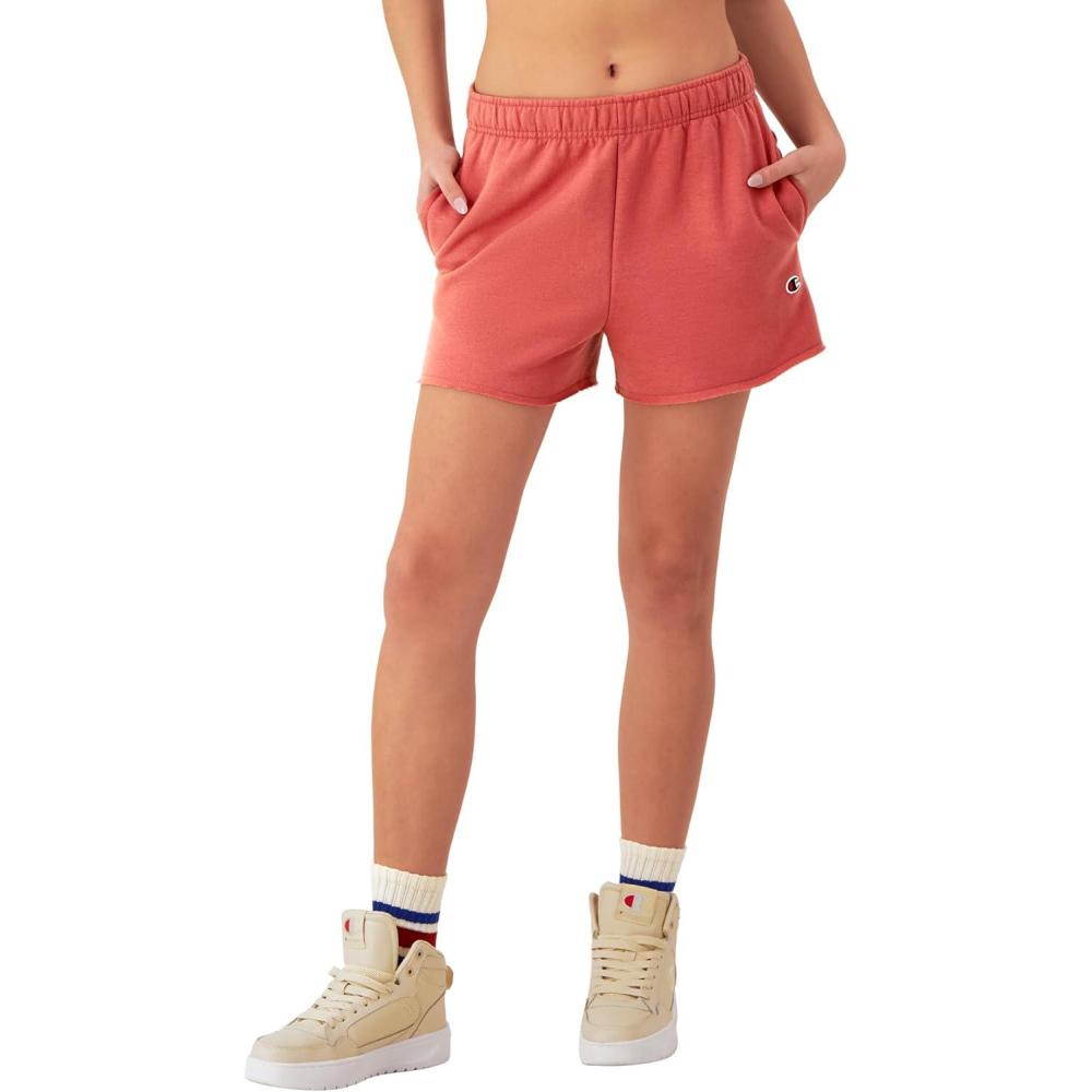 imageChampion Womens Shorts Fleece Comfortable Fleece Shorts for Women 3quotPicante Pink