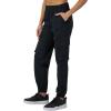 Champion Women’s Cargo Pants, Lightweight Pants with Cargo Pockets For Women, Casual Pants, 29(Black)