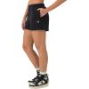 Champion Womens Shorts, Fleece, Comfortable Fleece, Shorts for Women, 3″(Black)