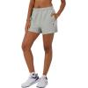 Champion Womens Shorts, Fleece, Comfortable Fleece, Shorts for Women, 3″(Oxford Gray)