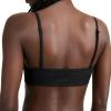 Champion Women’s Soft Touch Ribbed Sports Bra, C Logo(Black)