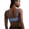 Champion Women’s Soft Touch Ribbed Sports Bra, C Logo(Sevenseas Blue)