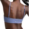 Champion Women’s Soft Touch Ribbed Sports Bra, C Logo(Sevenseas Blue)