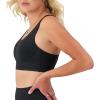 Champion Women’s Sports Bra, Absolute Lift, Moisture Wicking, Moderate Support Bra for Women(Black)