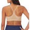 Champion Womens Sports Bra, Soft Touch, Moisture-Wicking Bra, Light Support Sports Bra (Longline Sports Bra Available)(Champagne Frost)