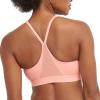 Champion Womens Sports Bra, Soft Touch, Moisture-Wicking Bra, Light Support Sports Bra (Longline Sports Bra Available)(Pink Star)