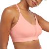 Champion Womens Sports Bra, Soft Touch, Moisture-Wicking Bra, Light Support Sports Bra (Longline Sports Bra Available)(Pink Star)