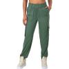Champion Women’s Cargo Pants, Lightweight Pants with Cargo Pockets For Women, Casual Pants, 29(Nurture Green)