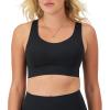 Champion Women’s Sports Bra, Absolute Lift, Moisture Wicking, Moderate Support Bra for Women(Black)